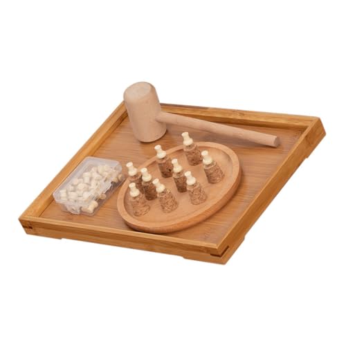 BRIGHTFUFU 1 Set Holzhammer Pädagogisches Lernspielzeug Für Zur Der Hand Augen Koordination Early Educational Toy Für Kreative Spielstunden von BRIGHTFUFU