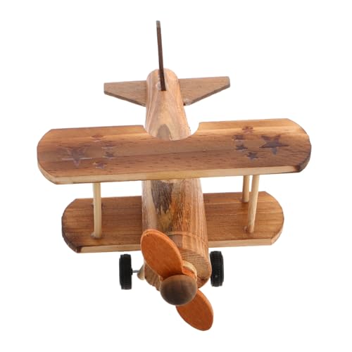 BRIGHTFUFU Holzflugzeug Ornamente Modellstatue Antikes Flugzeugdekor Vintage Flugzeugmodell Flugzeug Bürodekor Spielzeugflugzeug Flugzeug Handwerksmodell BRIGHTFUFU Holzflugzeug Ornamente Modellstatue Antikes Flugzeugdekor Vintage Flugzeugmodell Flugzeug Bürodekor Spielzeugflugzeug Flugzeug Handwerksmodell von BRIGHTFUFU