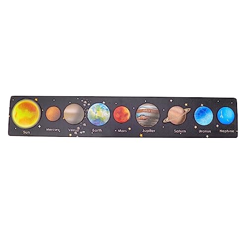 BRIGHTFUFU Interaktives Lernspielzeug Set Für Puzzle Mit 8 Planeten des Sonnensystems Kognitive Spielzeuge Für Jungen Und ädchen Pädagogisches Für Frühkindliche Entwicklung von BRIGHTFUFU