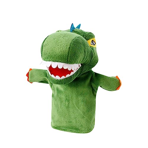 BRIGHTFUFU Kawaii Dinosaurier Handpuppe Interaktive Tierhand Marionette Aus Kuscheliges Für Rollenspiele Und Geschichtenerzählen von BRIGHTFUFU