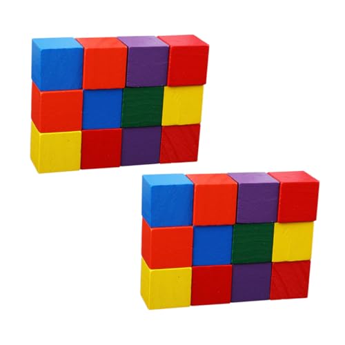 BRIGHTFUFU Kindergarten Bausteine Bunte Kleine Holz Würfel Pädagogisches Lernspielzeug Denken Vorstellungskraft und Motorischer Entwicklung BRIGHTFUFU Kindergarten Bausteine Bunte Kleine Holz Würfel Pädagogisches Lernspielzeug Denken Vorstellungskraft und Motorischer Entwicklung von BRIGHTFUFU