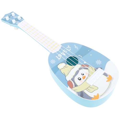 BRIGHTFUFU Kinderspielzeuggitarre Ukulele Spielzeugmusikinstrument Modell Ukulele Für Anfänger Spielzeug Musikinstrumente Kinderspielzeuggitarre Kinderukulele Mini Ukulele von BRIGHTFUFU