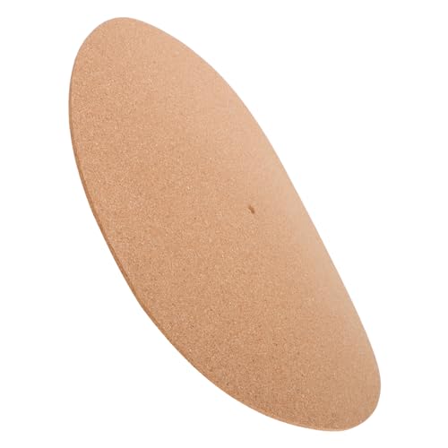 BRIGHTFUFU Kork Plattentellermatte Für Plattenspieler Rutschmatte Für Vinyl Schallplatten Hochwertige Slipmat Für Optimale Klangqualität von BRIGHTFUFU