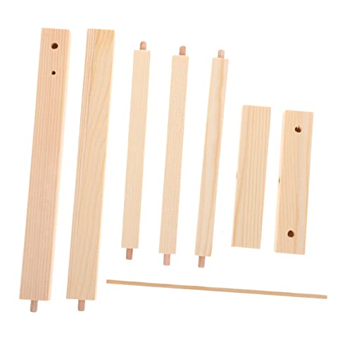 BRIGHTFUFU Kreativer Holz Kleiderbügel Für Puppenkleidung Ideal Für Haushaltspuppen Perfekt Zur Aufbewahrung Und Präsentation Von Puppenoutfits von BRIGHTFUFU