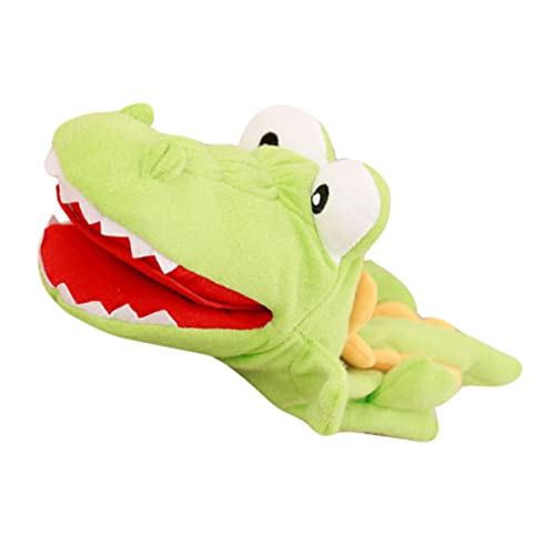 BRIGHTFUFU Krokodil Handpuppe Aus Interaktive Alligator Handpuppe Für Puppenspielzeug Für Erzählungen Und Rollenspiele Geeignet Für Eltern Interaktionen von BRIGHTFUFU