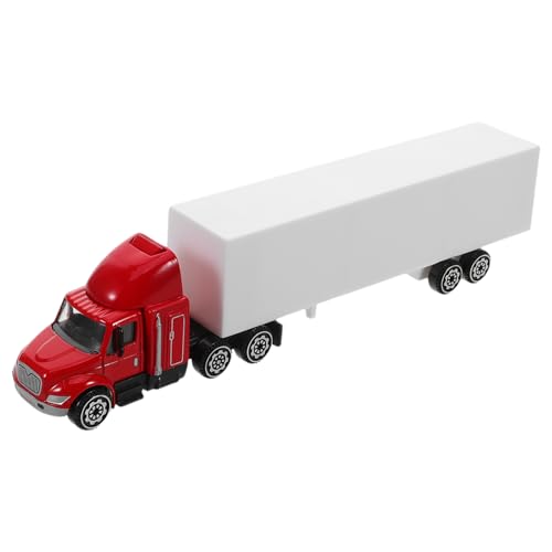 BRIGHTFUFU LKW Container Autoträger Simulation Container LKW Modell Transportfahrzeug Modellauto Für Jungen Geburtstagsgeschenk von BRIGHTFUFU