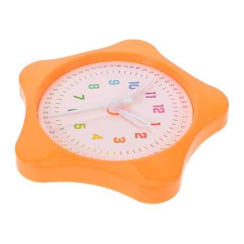 BRIGHTFUFU Lernglocke Kinderuhr Modell Lehrwecker Pädagogisch Lernzeitspielzeug Kinderuhr Lernuhr Lernen Für Kinder Zeitlernspielzeug Uhr Zum Lernen Der Zeit Kunststoff von BRIGHTFUFU