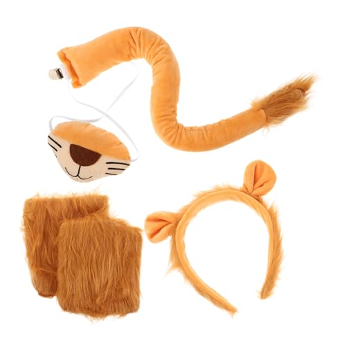 BRIGHTFUFU Löwenkostüm Party Kopfschmuck und Tierisches Cosplay Zubehör für Geburtstagsfeiern Festivals und Karneval Leichtes und Tragbares Tierkostüm Accessoire BRIGHTFUFU Löwenkostüm Party Kopfschmuck und Tierisches Cosplay Zubehör für Geburtstagsfeiern Festivals und Karneval Leichtes und Tragbares Tierkostüm Accessoire von BRIGHTFUFU