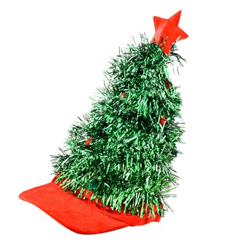 BRIGHTFUFU Lustiger Weihnachtsbaum Kostümhut Für Erwachsene Originelle Weihnachtsmütze Für Festliche Partys Cosplay Und Weihnachtsfeiern Farbenfrohes Design Perfekte von BRIGHTFUFU