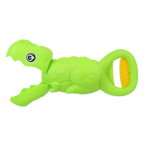 BRIGHTFUFU Lustiges Greifwerkzeug Greifarm Abfall Greifarm Kinderwagen Kinderspielzeug Kleinkinder Alligatorspielzeug für Krokodilklemme Plastik Green von BRIGHTFUFU