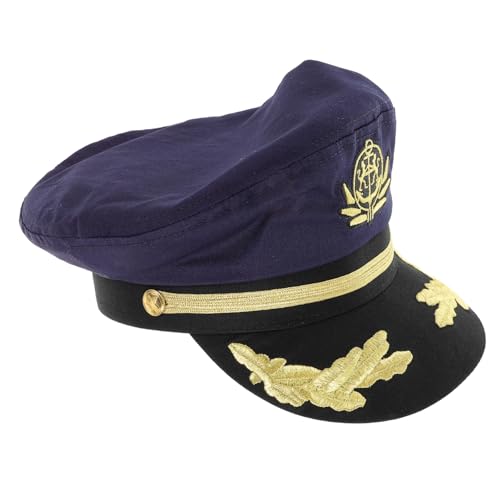 BRIGHTFUFU Marinemütze Kapitänsmütze Für Draußen Piratenhut Matrosenmütze Kapitänsmütze Cosplay Hüte Kostümparty Hut Kappe Marine Matrosenkostüm Bootskapitänsmütze Kreuzfahrtschiff BRIGHTFUFU Marinemütze Kapitänsmütze Für Draußen Piratenhut Matrosenmütze Kapitänsmütze Cosplay Hüte Kostümparty Hut Kappe Marine Matrosenkostüm Bootskapitänsmütze Kreuzfahrtschiff von BRIGHTFUFU