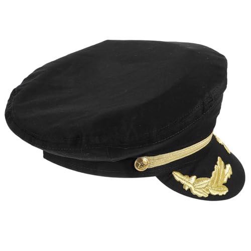 BRIGHTFUFU Marinemütze Piratenhüte Accessoire Partyhüte Kapitänshut Für Damen Für Cosplay Kapitänskostüm Junggesellinnenabschied Yachtkapitänshut Mariners Hat Krempe Hat Stoff BRIGHTFUFU Marinemütze Piratenhüte Accessoire Partyhüte Kapitänshut Für Damen Für Cosplay Kapitänskostüm Junggesellinnenabschied Yachtkapitänshut Mariners Hat Krempe Hat Stoff von BRIGHTFUFU