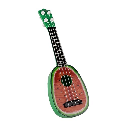 BRIGHTFUFU Mini Obst Ukulele Musikinstrument Für Früchte Gitarre Lernspielzeug Mini Musikinstrumente Schultaschen Für Jungen Und ädchen von BRIGHTFUFU