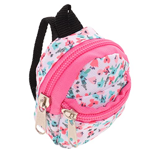 BRIGHTFUFU Mini Rucksack Für Puppen Aus Polyester Dekorative Schultasche Für Puppen Ideal Spielzeug Rucksack Und Deko Accessoire Für Kinder Bunt Und Funktional von BRIGHTFUFU