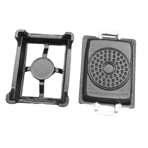 BRIGHTFUFU Miniatur Grillpfanne aus Schwarz Realistische Puppenhaus Deko Vielseitiges DIY Zubehör für Puppenhaus Küchenmodell und Sammler Detailreich Gestaltete Grillschale für Mini Haus BRIGHTFUFU Miniatur Grillpfanne aus Schwarz Realistische Puppenhaus Deko Vielseitiges DIY Zubehör für Puppenhaus Küchenmodell und Sammler Detailreich Gestaltete Grillschale für Mini Haus von BRIGHTFUFU