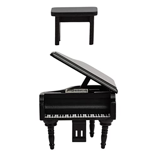 BRIGHTFUFU Miniatur Klavier Modell Holz Ornament Mini Haus Dekor Puppe Haus Zubehör Mikro Landschaftsmodelle BRIGHTFUFU Miniatur Klavier Modell Holz Ornament Mini Haus Dekor Puppe Haus Zubehör Mikro Landschaftsmodelle von BRIGHTFUFU