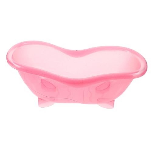 BRIGHTFUFU Miniatur Puppenhaus Badewanne Kunststoff Realistische Badezimmer Deko Zubehör Badewanne für Puppen und Miniaturhäuser Rosa BRIGHTFUFU Miniatur Puppenhaus Badewanne Kunststoff Realistische Badezimmer Deko Zubehör Badewanne für Puppen und Miniaturhäuser Rosa von BRIGHTFUFU