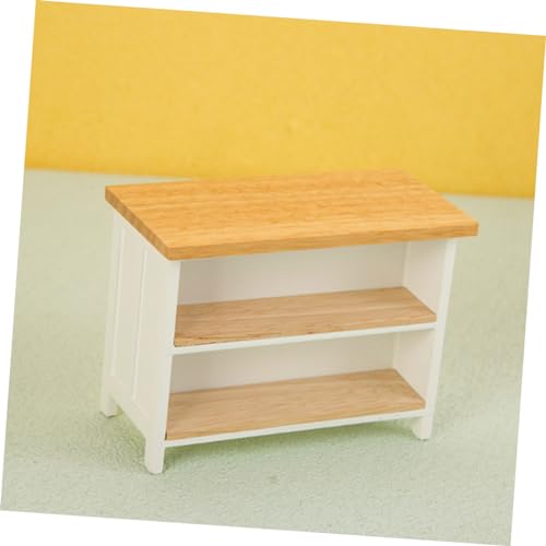 BRIGHTFUFU Miniatur Puppenhaus Schreibtisch Modell aus Holz Doppellagiger Mini Computer Tisch Stabiles Design Naturfarben Sammlerstück und Dekoratives Miniaturmöbel für Puppenhaus Zubehör BRIGHTFUFU Miniatur Puppenhaus Schreibtisch Modell aus Holz Doppellagiger Mini Computer Tisch Stabiles Design Naturfarben Sammlerstück und Dekoratives Miniaturmöbel für Puppenhaus Zubehör von BRIGHTFUFU