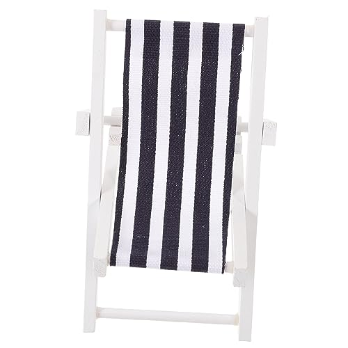 BRIGHTFUFU Miniatur Strandstuhl Klappstuhl Deko Im Maritimen Stil Perfekt Für Strandkorb Requisiten Und Foto Requisiten Ideal Für Kinder Und Strand Deko Für Mikrolandschaften von BRIGHTFUFU