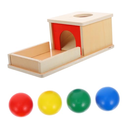 BRIGHTFUFU Montessori Hand Auge Koordinationsspielzeug Aus Holz Pädagogisches Für Kognitiven Fähigkeiten Inklusive Bälle Für Spielerisches Lernen von BRIGHTFUFU