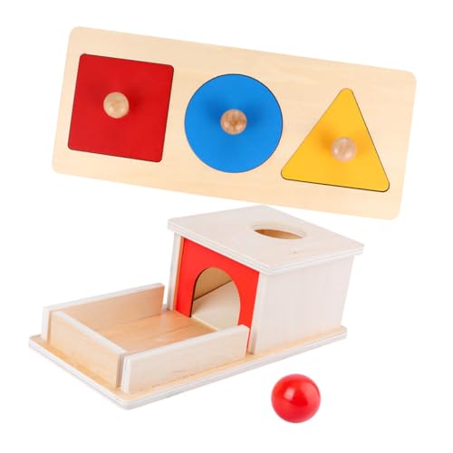 BRIGHTFUFU Montessori Holzspielzeug Objektpermanenz Box mit Geometrischen Formen Teiliges für Junge Mädchen und Kleinkinder Motorikfördernd Glatte Oberfläche Sicheres Lernspielzeug BRIGHTFUFU Montessori Holzspielzeug Objektpermanenz Box mit Geometrischen Formen Teiliges für Junge Mädchen und Kleinkinder Motorikfördernd Glatte Oberfläche Sicheres Lernspielzeug von BRIGHTFUFU