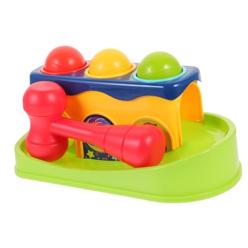 BRIGHTFUFU Musikspielzeug Hammer Hämmern Pädagogisches Kinderspielzeug Babyspielzeug Für Die Sensorische Entwicklung Zufällige Farbe von BRIGHTFUFU