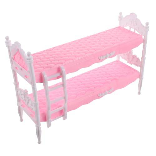 BRIGHTFUFU Einzigartige Puppenhausmöbel Doppelbett Für Prinzessinnenpuppen Modernes Minibett Jungen Und Mädchen Spielzeug-schlafzimmerset von BRIGHTFUFU