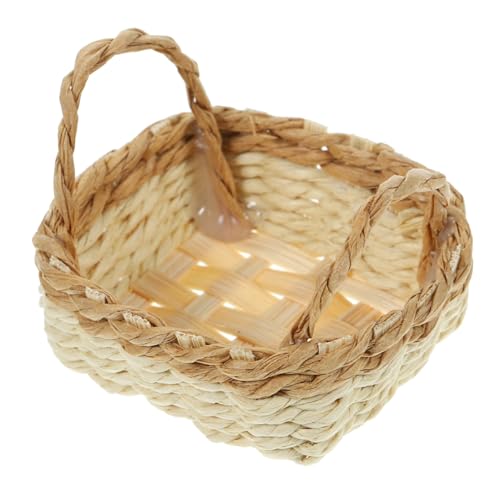 BRIGHTFUFU Puppenhaus Dekoration Stabiles Material Realistisches Miniaturkorb Ornament für Kinderzimmer und DIY mikrolandschaftsspielzeug BRIGHTFUFU Puppenhaus Dekoration Stabiles Material Realistisches Miniaturkorb Ornament für Kinderzimmer und DIY mikrolandschaftsspielzeug von BRIGHTFUFU