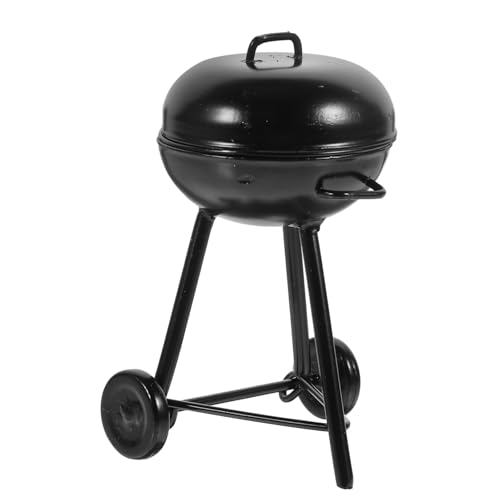 BRIGHTFUFU Puppenhaus Mini Grill Grill Grillen Modell Spielzeug Kochwerkzeug Mini Küche Prop von BRIGHTFUFU