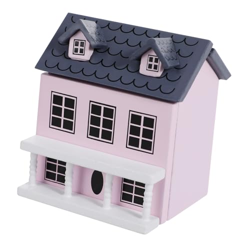 BRIGHTFUFU Puppenhaus Zubehör Kleines Holzhaus Dekoratives Miniaturhaus Ornament Süßes Mini Haus für Gartenlandschaft BRIGHTFUFU Puppenhaus Zubehör Kleines Holzhaus Dekoratives Miniaturhaus Ornament Süßes Mini Haus für Gartenlandschaft von BRIGHTFUFU