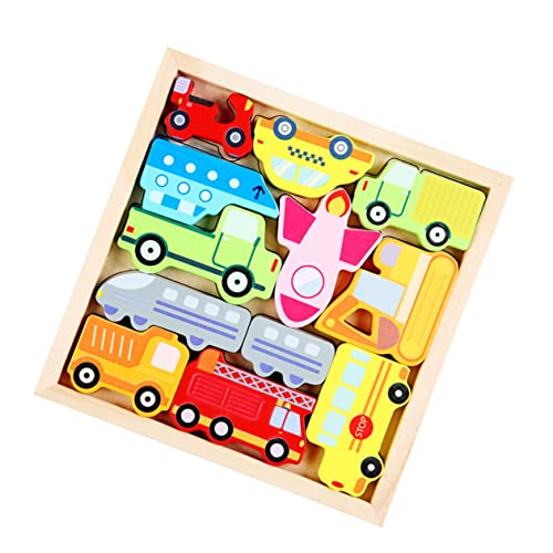 BRIGHTFUFU Puzzle interaktives rätselbuch Toys lernspiel Kleinkinder verschleißfestes Kleinkindspielzeug Kleinkindversorgung Kinderversorgung hölzern von BRIGHTFUFU