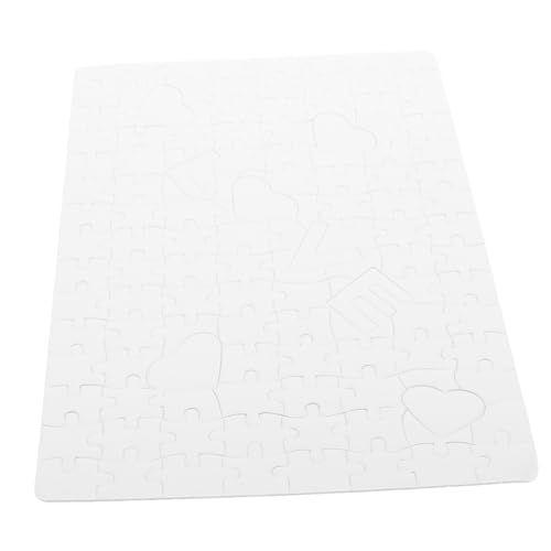 BRIGHTFUFU Puzzleteile zur Sublimation Leere Puzzles zur Sublimation Blanko Sublimations Puzzles Heißpressen Sublimations Puzzle Rohling Puzzle für Wärmepresse Sublimationspuzzle Rohlinge von BRIGHTFUFU