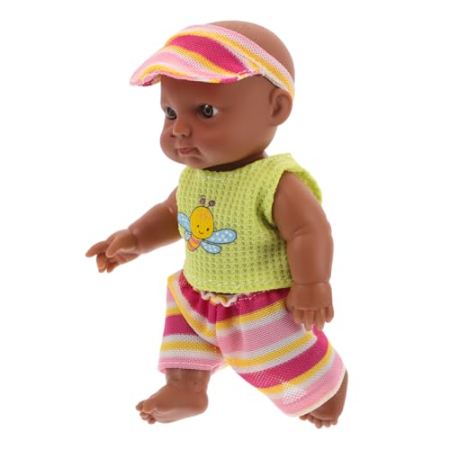 BRIGHTFUFU Realistische Vinyl Babypuppe Lifelike Soft Reborn Doll Schwarze Ganzkörperpuppe Sammlerstück BRIGHTFUFU Realistische Vinyl Babypuppe Lifelike Soft Reborn Doll Schwarze Ganzkörperpuppe Sammlerstück von BRIGHTFUFU