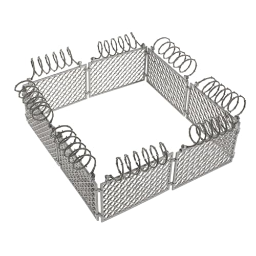 BRIGHTFUFU Realistischer Miniaturzaun für Bauklötze Kunststoff Schutzgitter DIY Zubehör für Garten Puppenhaus und Gefängnisszenen Installieren Detailgetreu Stilvoll Sicher Hellgrau BRIGHTFUFU Realistischer Miniaturzaun für Bauklötze Kunststoff Schutzgitter DIY Zubehör für Garten Puppenhaus und Gefängnisszenen Installieren Detailgetreu Stilvoll Sicher Hellgrau von BRIGHTFUFU