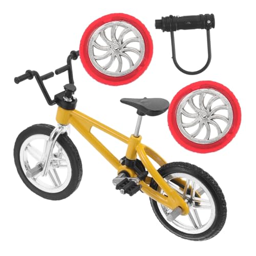 BRIGHTFUFU Realistisches Miniatur Fahrrad Modell aus Legierung Fingerfreundliches Mountainbike für Kreatives Deko Spielszenario Interaktives Fingercycling für DIY und Sammler BRIGHTFUFU Realistisches Miniatur Fahrrad Modell aus Legierung Fingerfreundliches Mountainbike für Kreatives Deko Spielszenario Interaktives Fingercycling für DIY und Sammler von BRIGHTFUFU