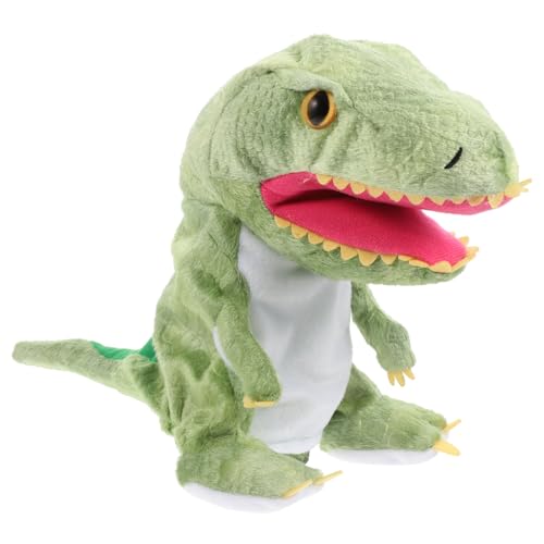 BRIGHTFUFU Realistisches Tyrannosaurus Handpuppe üschspielzeug Für Interaktive Dinosaurier Tierpuppen Für Kreatives Ideal Für Rollenspiele Und Als von BRIGHTFUFU