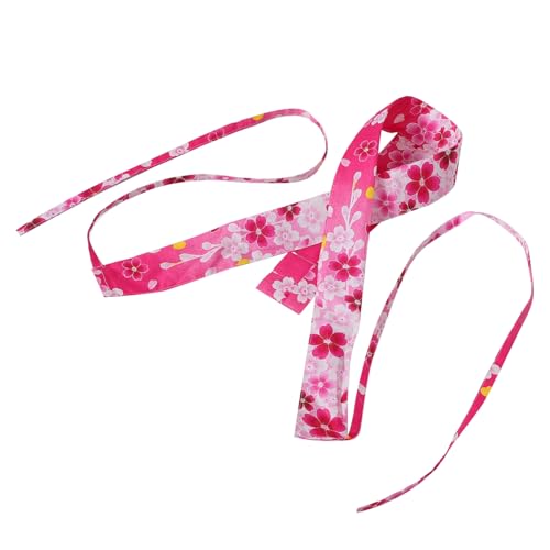 BRIGHTFUFU Sakura Kimono Kragenfutter Partyzubehör Stirnband Charmante Accessoires Aufkleber Medaillenhalter-Display Buggezogenes Gefälschtes Kragenfutter Zubehör Gürtel Stoff Rosa von BRIGHTFUFU