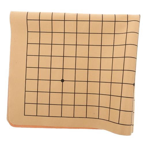 BRIGHTFUFU Schachbrett Reiseschachbrett Matte Chinesisches Schachbrett Chinesisches Schachbrett Matte Pu ​​Chinesisches Schachbrett Faltbares Spielbrett Marmor Schachbrettspiel von BRIGHTFUFU