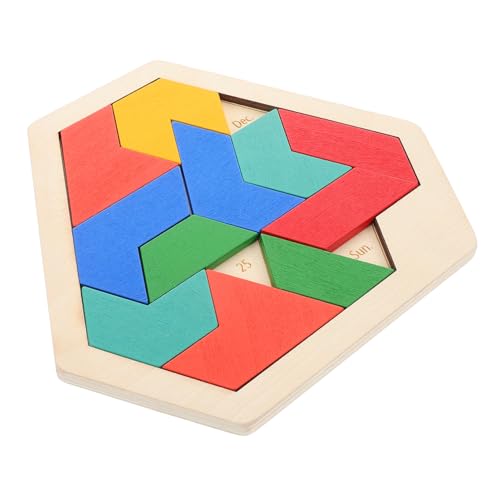 BRIGHTFUFU Lernspielzeug Für Kinder Holzpuzzle-Muster Für Die Entwicklung Der Intelligenz von BRIGHTFUFU