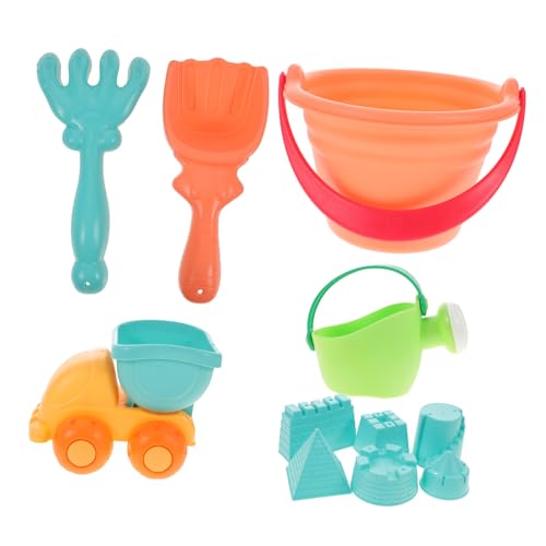 BRIGHTFUFU Set Aus Sommer Strandspielzeug Für Babys Inkl Eimer Schaufel Und Badespielzeug Ideal Für Sandkasten Und Strand Vielseitig Einsetzbar Für Drinnen Und Draußen von BRIGHTFUFU