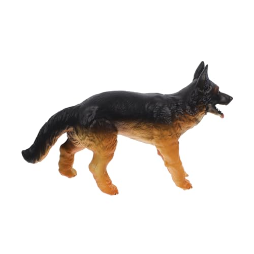 BRIGHTFUFU Spielzeug Hund Unzerstörbar Simulation Hundestatue Dekoratives Hundemodell Für Den Stehendes Haustier Hundemodell Realistisches Tiermodell Für Kleine Welpen Dekoration Spielzeug von BRIGHTFUFU