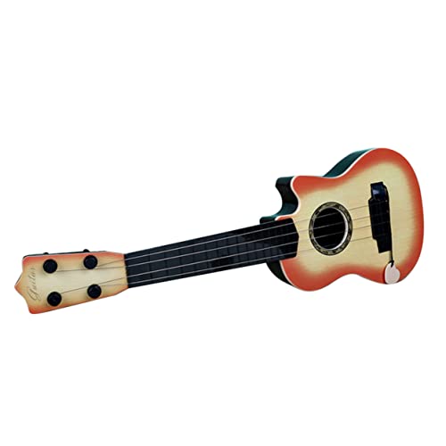 BRIGHTFUFU Simulationsgitarre Kindergitarre Musikspielzeug Frühes Pädagogisches Lernspielzeug Kinder Ukulele Gitarrenspielzeug Jungen Kinderspielzeug Spielzeuggitarre Junge von BRIGHTFUFU