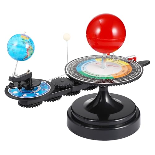 BRIGHTFUFU Solar Globes Modell mit Leuchtender LED Sonne Drehbares ERD und Mondsystem Pädagogisches Astronomie Lernspielzeug für Unterricht zur Darstellung von Erdrotation und Jahreszeiten BRIGHTFUFU Solar Globes Modell mit Leuchtender LED Sonne Drehbares ERD und Mondsystem Pädagogisches Astronomie Lernspielzeug für Unterricht zur Darstellung von Erdrotation und Jahreszeiten von BRIGHTFUFU