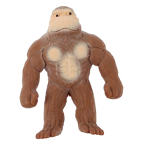 BRIGHTFUFU Squeeze Stretch Tierspielzeug Spielzeug Tierform Gorilla Spielzeug Stressball Tierspielzeug Dehnbares Gorilla Spielzeug Tierisches Quetschspielzeug Streichspielzeug Cartoon von BRIGHTFUFU