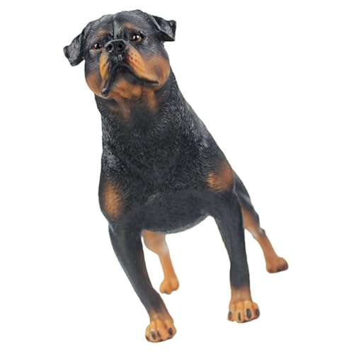 BRIGHTFUFU Stehende Rottweiler Hundemodell Kleine Hundefigur Desktop Dekoration Realistische Kunststoff Figur BRIGHTFUFU Stehende Rottweiler Hundemodell Kleine Hundefigur Desktop Dekoration Realistische Kunststoff Figur von BRIGHTFUFU