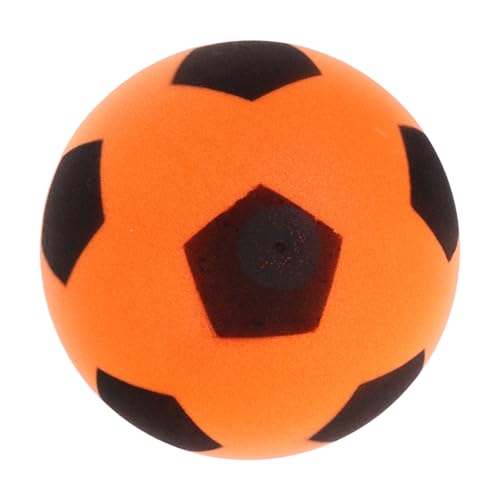 BRIGHTFUFU Stiller Fußball Hallenfußball Für Den Heimgebrauch Jonglierball Für Fußball Fußballsachen Hallenfußball Für Weicher Fußball Für Das Mini-fußball Yellow Pu-Schaum von BRIGHTFUFU