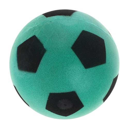 BRIGHTFUFU Stiller Fußball Kleiner Fußball Im Fußball Leiser Fußball Für Drinnen Fußballsachen Kinderfußball Für Drinnen Indoor-fußballspielzeug Für Fußball Drinnen Pu-Schaum Green von BRIGHTFUFU