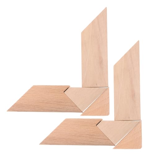 BRIGHTFUFU Teiliges T Förmiges Holzpuzzle Für Kognitives Mathematischen Fähigkeiten Unterhaltsame Rätsel Für Kreative Denker Pädagogisches DIY Aus Buchenholz von BRIGHTFUFU