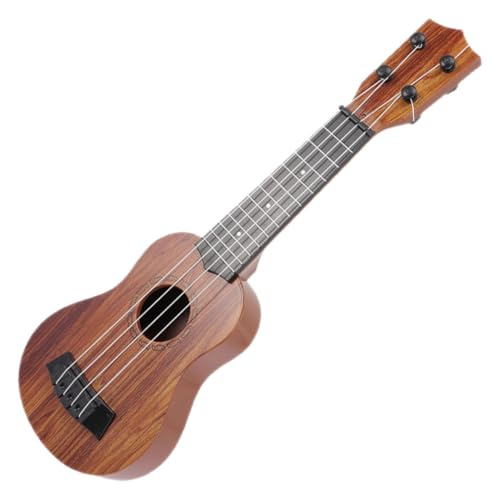 BRIGHTFUFU Ukulele Für Imitation Gitarre Musikinstrument Für Kleinkinder Frühe Pädagogisches Lernspielzeug Holzfarbe Perfekt Für Jungen Und ädchen von BRIGHTFUFU