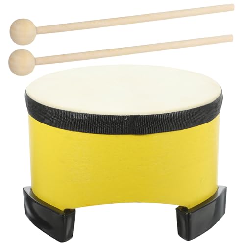 BRIGHTFUFU Und Trommel Set Bunte Percussion Instrumente Für Frühkindliche Musikbildung Zufällige Farben Ideal Für Spiel Und Lernen Drum Toy Für von BRIGHTFUFU